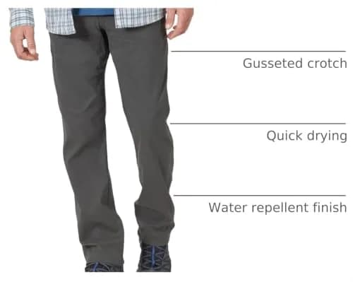 ATG by Wrangler Men's Cliffside Utility Synthetic Pant, Dark Shadow, 32W x 32L | Water-Resistant, Quick-Dry, UPF 30 thumbnail 4