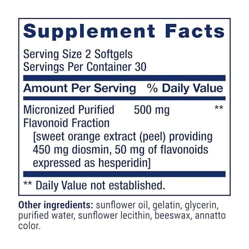 Life Extension Youthful Legs Circulation Supplement 60 Softgels | Supports Leg Vascular Health & Comfort thumbnail 2