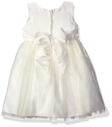 iGirlDress Ivory Baby Girls Tulle Dress Christening Baptism Party 3-6 Months | Flower Girl Formal thumbnail 2