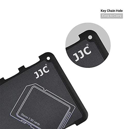 JJC 6-Slot SD Micro SD Card Case Organizer | Credit Card Size, Ultra-Thin, Lightweight thumbnail 4