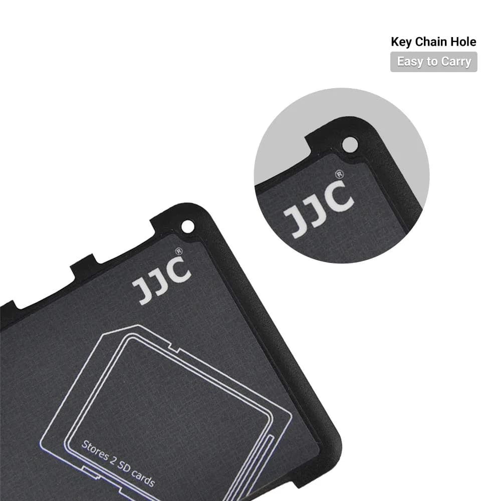 JJC 6-Slot SD Micro SD Card Case Organizer | Credit Card Size, Ultra-Thin, Lightweight - view 4