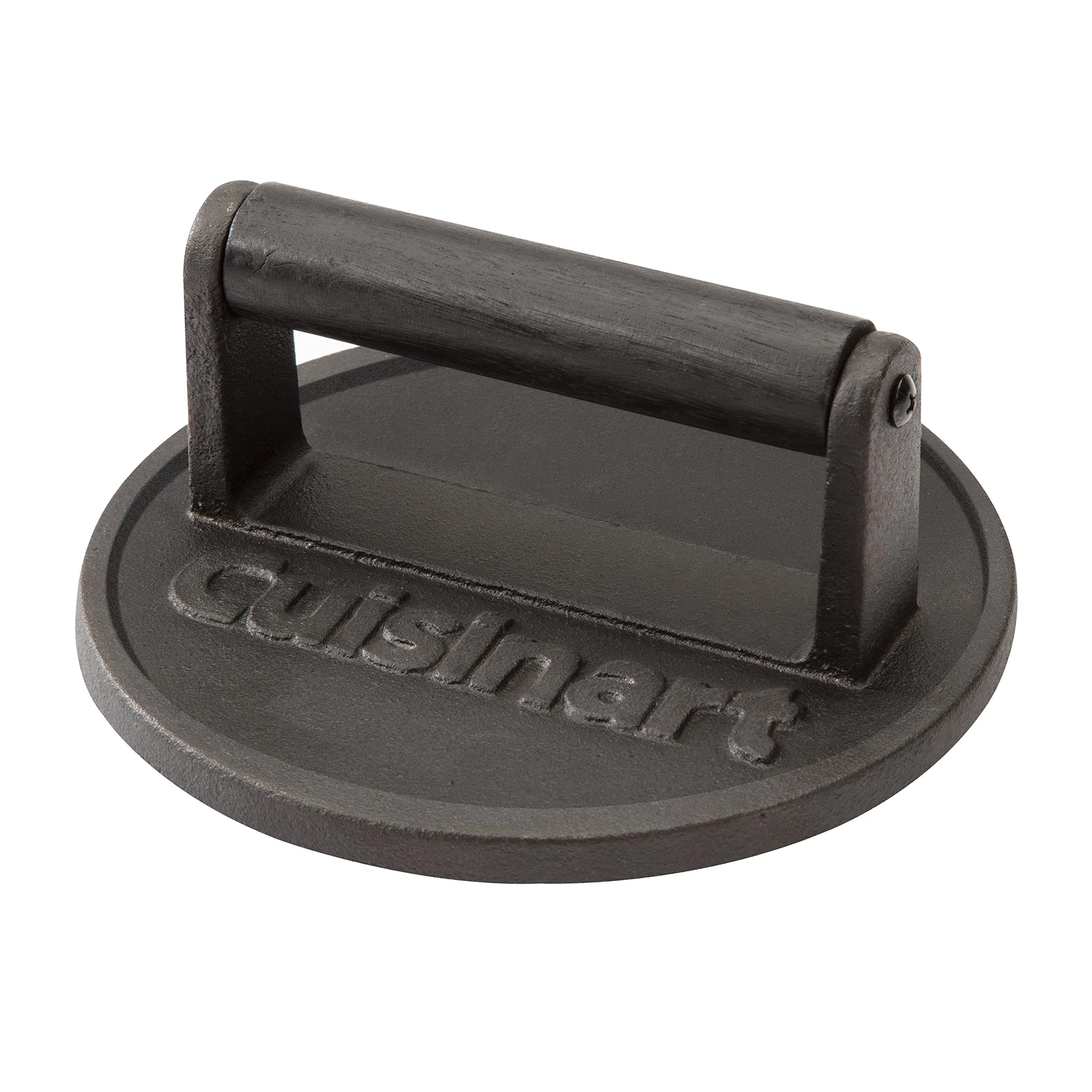 Cuisinart Smash Burger Press Cast Iron 6.5" | Crispy Juicy Smash Burgers