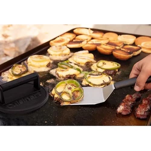 Cuisinart Smash Burger Press Cast Iron 6.5" | Crispy Juicy Smash Burgers thumbnail 8