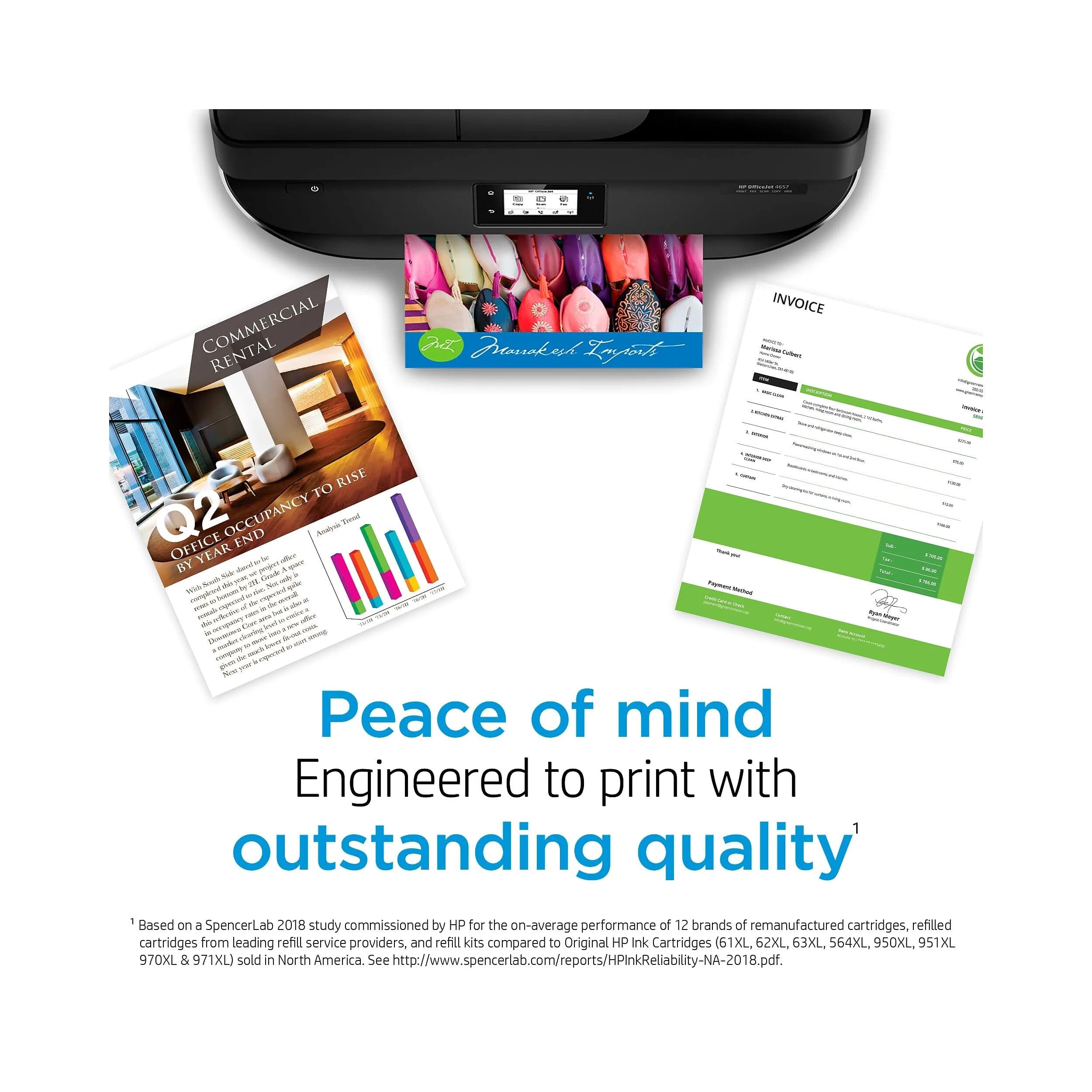 HP 910XL Ink Cartridges (4-Pack, Cyan Magenta Yellow Black) | Fade-Resistant Prints - view 9