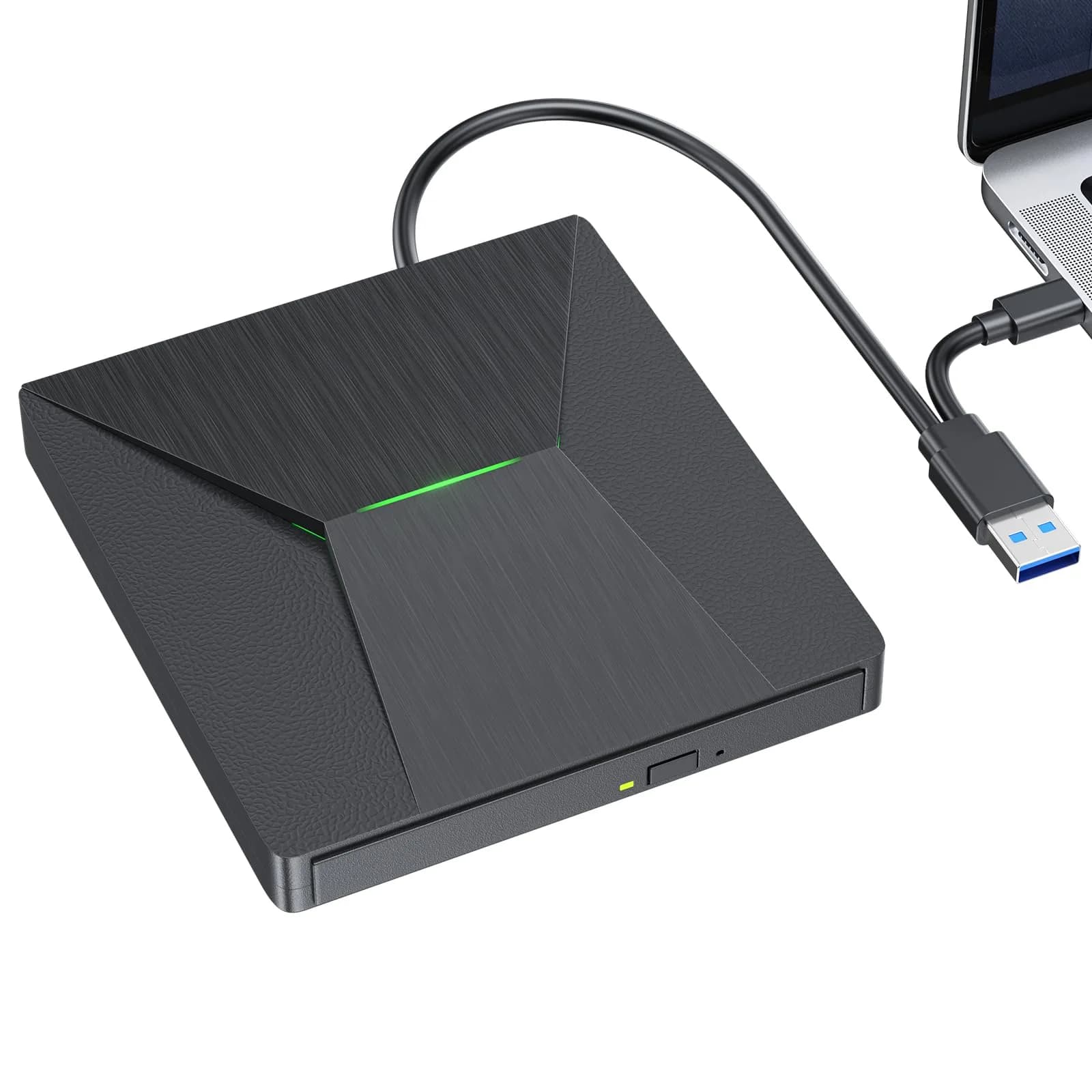 MthsTec External Blu-ray Burner Drive with USB 3.0 & Type-C | 6X BD Write Speed, 8X DVD Write Speed — Blu Ray Burner