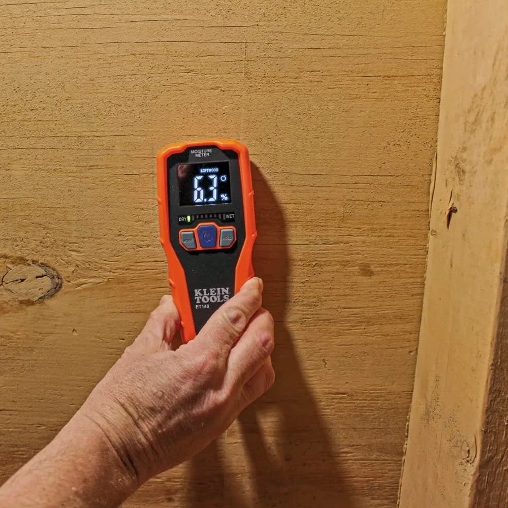 Klein Tools ET140 Pinless Moisture Meter | 19 mm (3/4-Inch) Depth Detection - view 7