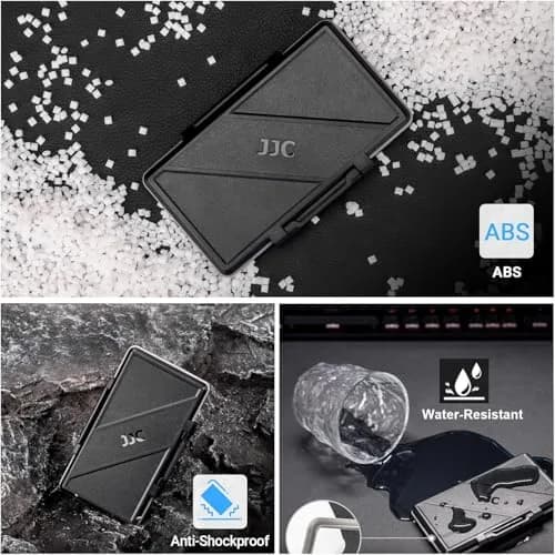 JJC M.2 NVMe SSD Storage Case Holder Box for 4x 2280/2260/2242/2230 SSDs | Water-Resistant, Anti-Shock, Dustproof thumbnail 5