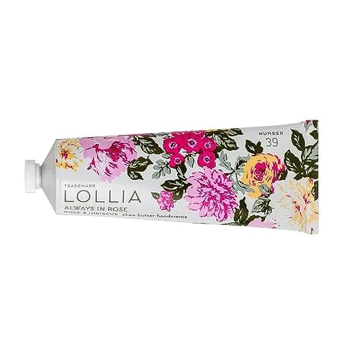 LOLLIA Always in Rose Hand Cream 4 oz | Shea & Cocoa Butter Moisturizer for Dry Hands thumbnail 1