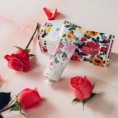 LOLLIA Always in Rose Hand Cream 4 oz | Shea & Cocoa Butter Moisturizer for Dry Hands thumbnail 6