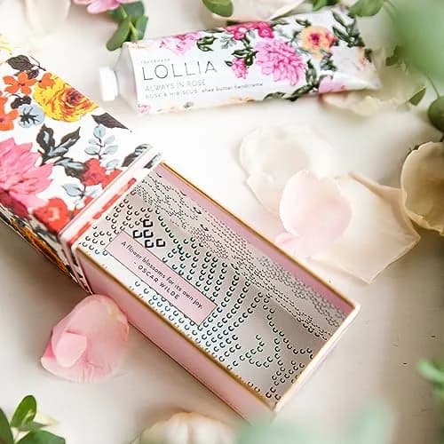 LOLLIA Always in Rose Hand Cream 4 oz | Shea & Cocoa Butter Moisturizer for Dry Hands thumbnail 3