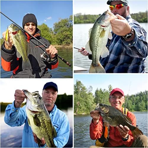 PLUSINNO 1.8M (5.91Ft) Telescopic Fishing Rod and Spinning Reel Combo | Carbon Fiber & Fiberglass Composite thumbnail 6