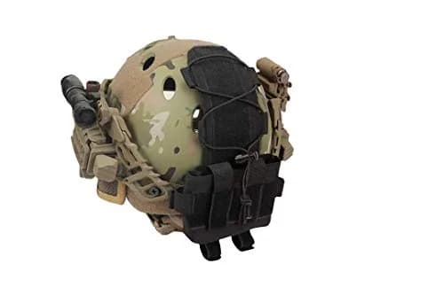 WOLF SLAVES Helmet Battery Pouch MK2 600D Nylon | Tactical Helmet Battery Bag for Shooting & Cycling thumbnail 1