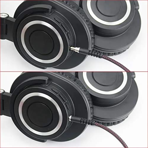 NewFantasia Replacement Audio Upgrade Cable for Audio-Technica Headphones 2m (6.6ft) | Braided HIFI Sound thumbnail 4