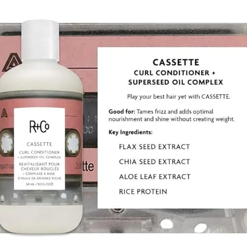 R+Co Cassette Curl Conditioner + Superseed Oil Complex 251ml (8.5 Fl Oz) | Defines Curls & Controls Frizz thumbnail 4