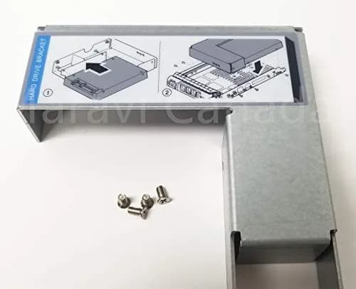 Maravi Canada 3.5" to 2.5" SSD SAS SATA Hard Drive Adapter Bracket 2-Pack | Universal Compatibility with Dell HP IBM Lenovo Mac thumbnail 4