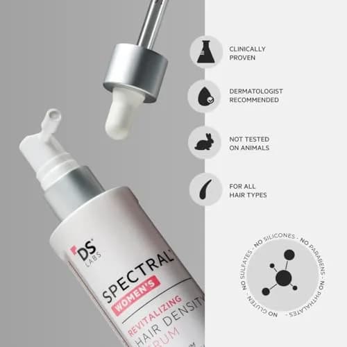 ds labs Spectral Women's Hair Density Serum, 60 mL (3 Pack) | Supports Thicker, Fuller Hair thumbnail 8