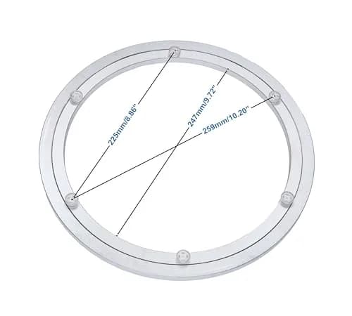 Dailydanny Aluminum Heavy Duty Lazy Susan 12 inch | Rustproof Swivel Plate for Dining thumbnail 5