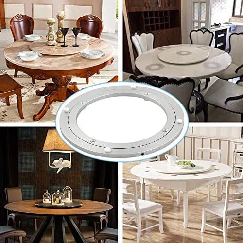 Dailydanny Aluminum Heavy Duty Lazy Susan 12 inch | Rustproof Swivel Plate for Dining thumbnail 3