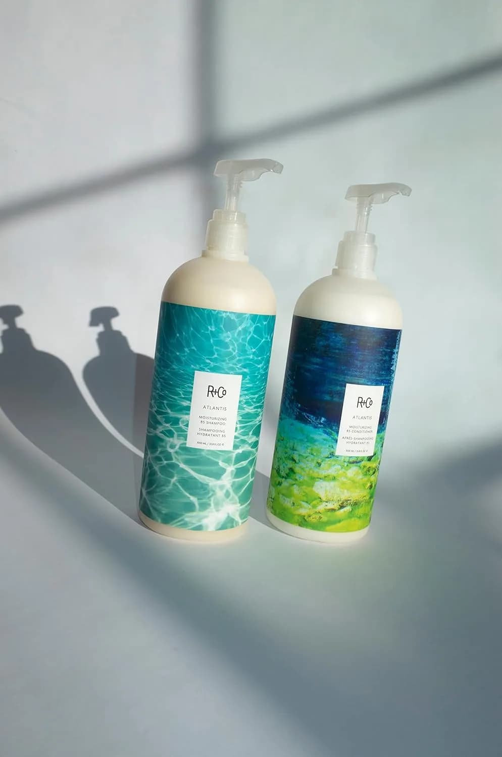 R+Co ATLANTIS Moisturizing B5 Conditioner 1000ml (33.8 Fl Oz) | Deeply Hydrates Dry, Brittle Hair - view 5
