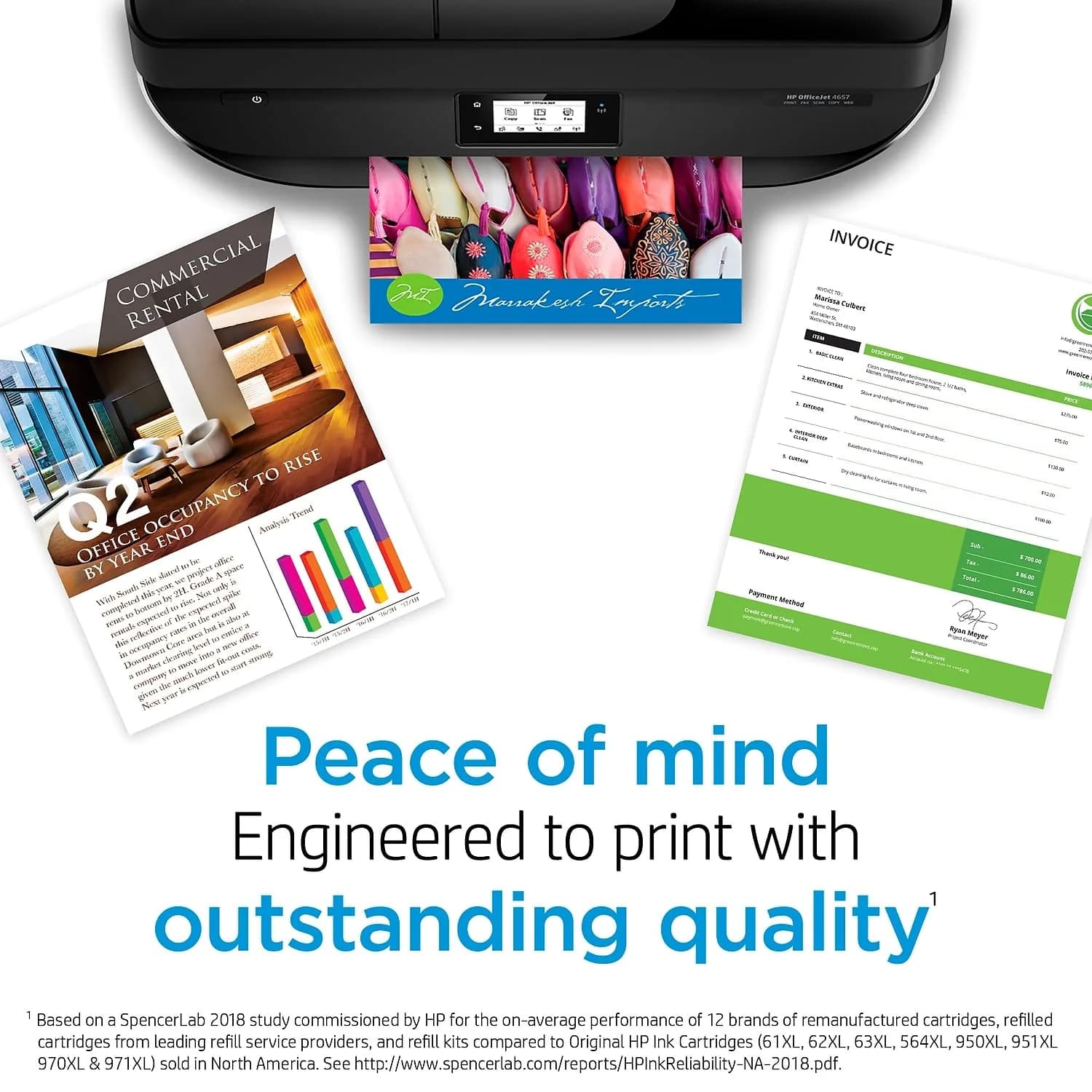 HP 962XL Black & 962 Cyan, Magenta, Yellow Ink Cartridges (4-Pack) | Genuine HP Ink for OfficeJet Pro 9010/9020 Series | 2000 Black Pages, 700 Color Pages - view 8