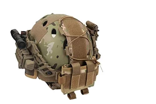 WOLF SLAVES Helmet Battery Pouch MK2 600D Nylon | Tactical Helmet Battery Bag for Shooting & Cycling thumbnail 1