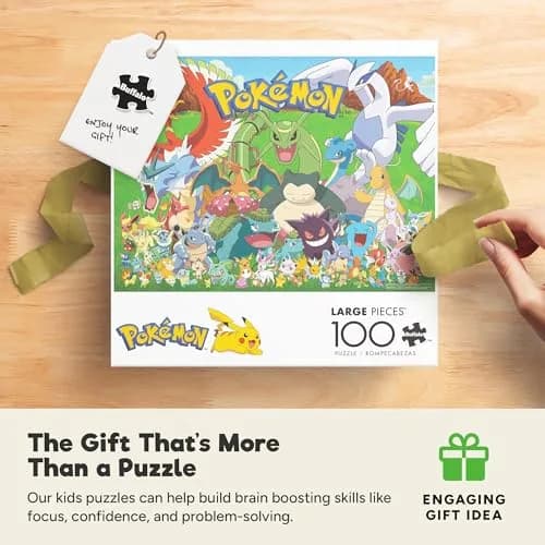 Buffalo Games Pokémon Fan Favorites, 100 Piece Jigsaw Puzzle | Vibrant Pokémon Artwork for Kids 6+ thumbnail 6