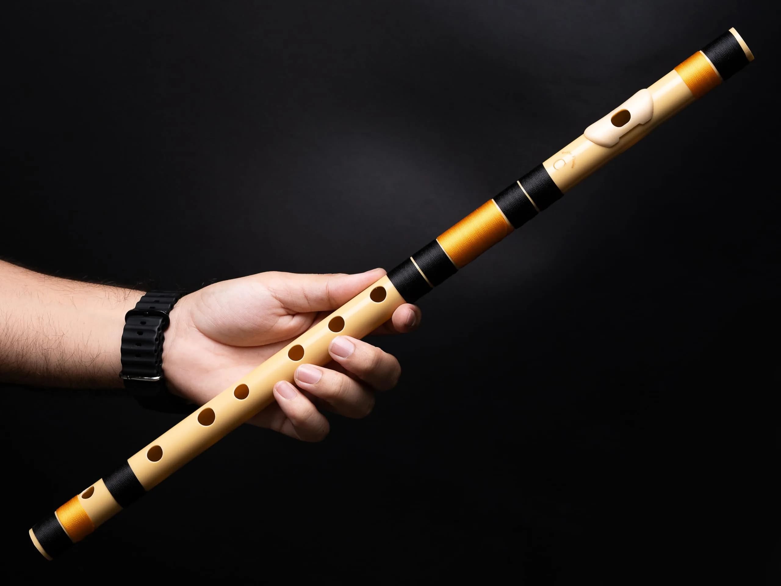 Radhe Flutes PVC Fiber C Natural Bansuri 49cm (19.3in) | Beginner Flute with Online Course - view 8