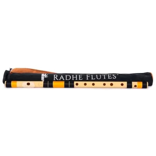 Radhe Flutes PVC Fiber C Natural Bansuri 49cm (19.3in) | Beginner Flute with Online Course thumbnail 3