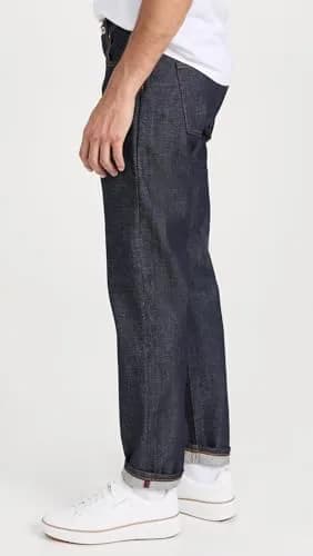 Naked & Famous Denim Easy Guy - Dirty Fade Selvedge 36 | Relaxed Tapered Fit, Indigo, Raw Denim thumbnail 4