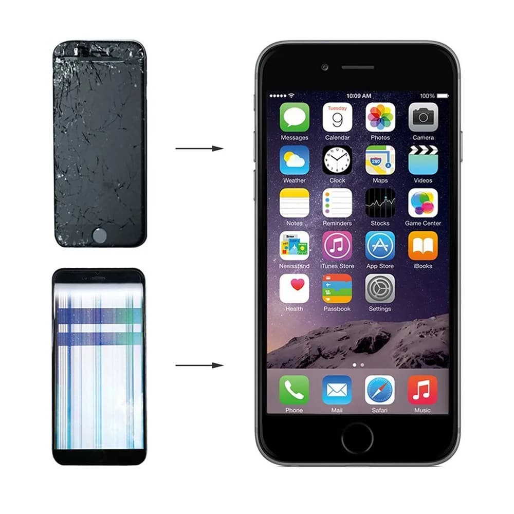 FFtopu iPhone 8 Plus Screen Replacement Black 13.97 cm (5.5'') | Full Assembly with Tools - view 6