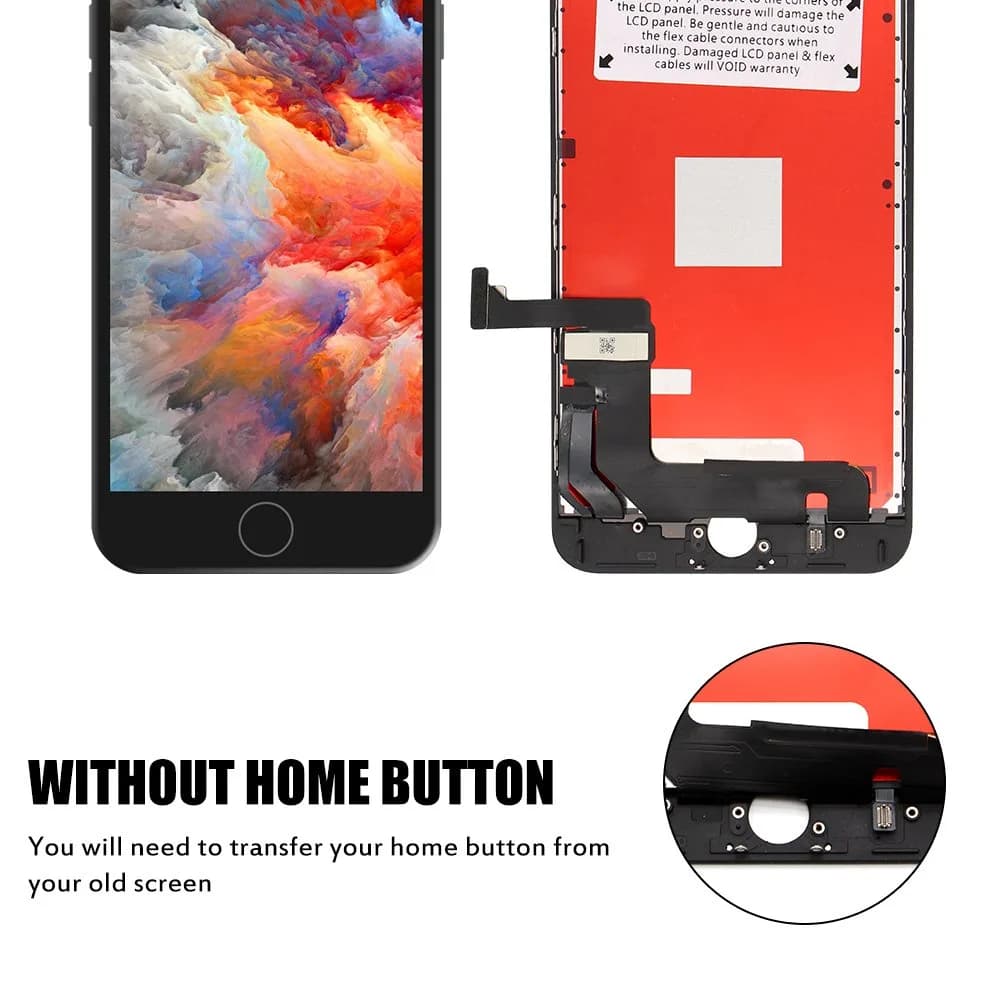 FFtopu iPhone 8 Plus Screen Replacement Black 13.97 cm (5.5'') | Full Assembly with Tools - view 4