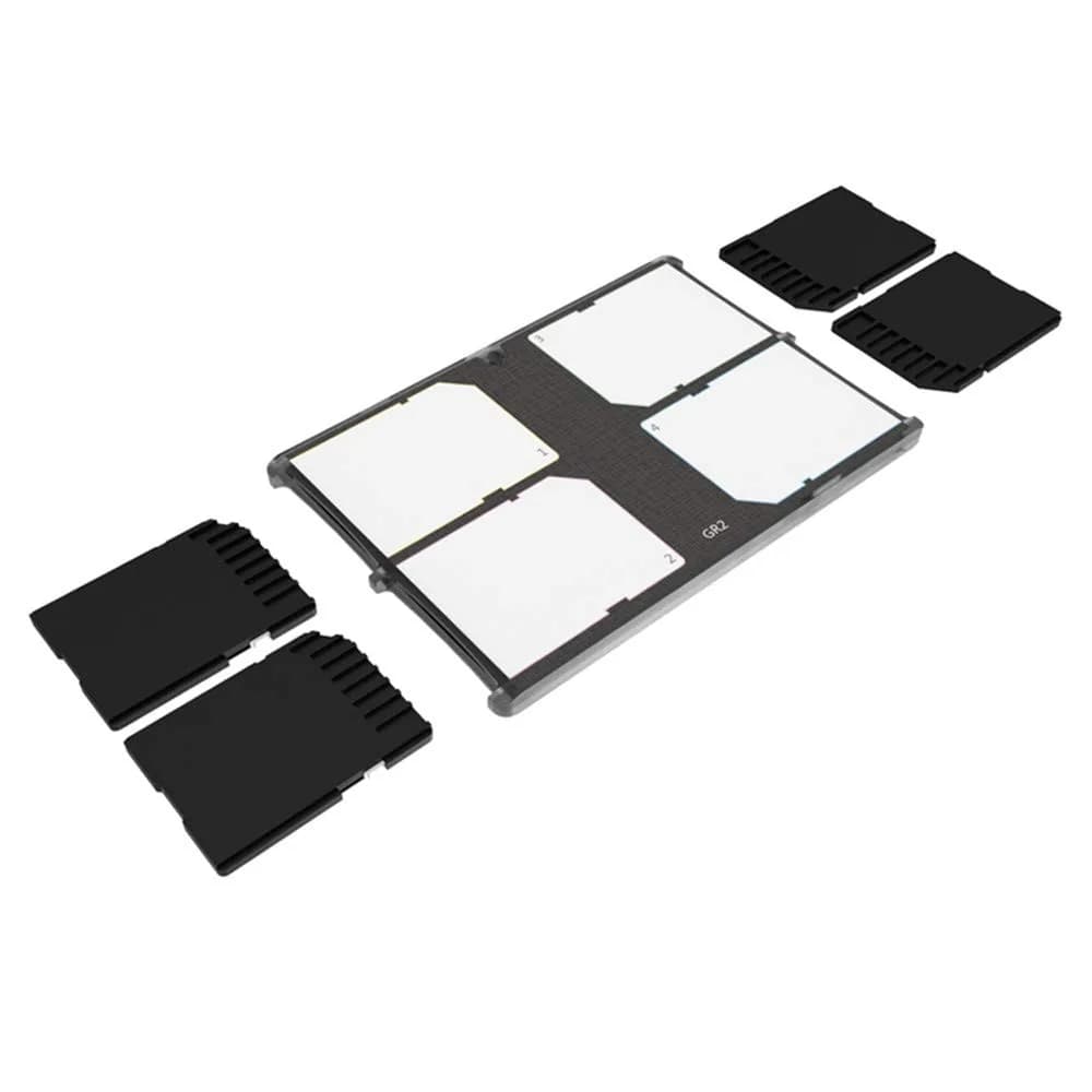 JJC 4 Slot SD Card Holder Case Storage Organizer, Slim Ultra-Thin SDHC SDXC Box | Credit Card Size Portable Memory Card Container - view 8