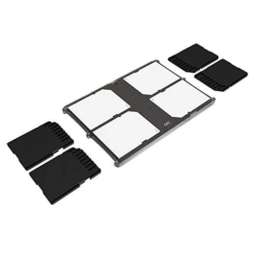 JJC 4 Slot SD Card Holder Case Storage Organizer, Slim Ultra-Thin SDHC SDXC Box | Credit Card Size Portable Memory Card Container thumbnail 8