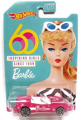 Hot Wheels Barbie 60 '14 Corvette Stingray 1:64 Scale Die Cast Metal Toy Car | Collectible Model for Kids thumbnail 1