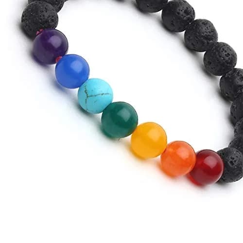 Arihant Gems & Jewels Brown Chalcedony Gemstone Bracelet 19 cm (7.5 in) | Handmade Natural Stone for Men & Women thumbnail 2