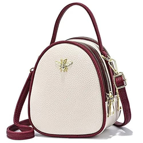 BAIKELI Small Crossbody Bag for Women | PU Leather, 6.3x3.4x7.5 inches, Zipper Closure, Adjustable Strap thumbnail 1
