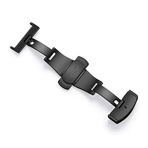 TEXNEWS Stainless Steel Deployment Clasp for Watch Bands 18mm | Polished Finish thumbnail 4