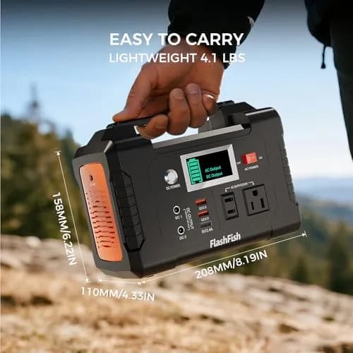 FF FLASHFISH Portable Power Station 200W 151Wh | Compact Backup Power for Camping & Home thumbnail 6