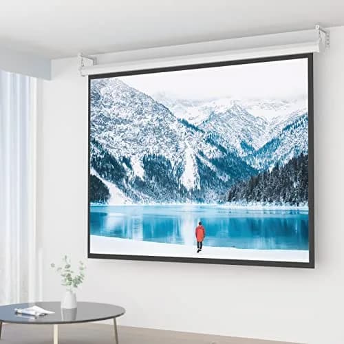 WALI Universal Projector Screen Ceiling Mount, Wall Hanging Mount L-Brackets, 12 inch Adjustable Extension with Hook Kit, 1.16 kg (2.56 lb) | Holds up to 36 kg (80 lbs) thumbnail 2