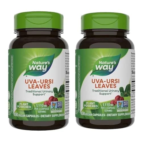 Nature's Way Uva Ursi Leaves Herbal Supplement 1110 mg 200 Count (66 Servings) | Traditional Urinary Support thumbnail 1