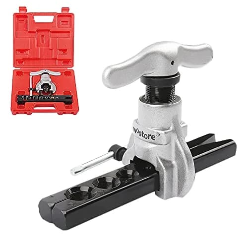 Wostore Eccentric Flaring Kit, 7 Dies 3/16-3/4" | Precise 45° SAE Flares for HVAC & Automotive thumbnail 1