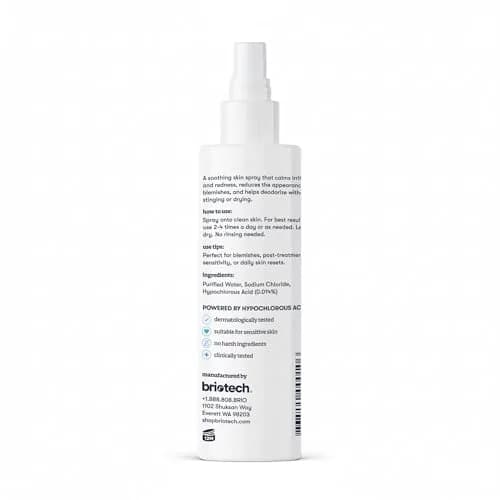 BRIOTECH Hypochlorous Acid Spray for Face and Body 250ml (8.5 Fl Oz) | Soothes Redness & Calms Stressed Skin thumbnail 7