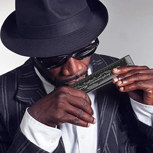 EastyGold Harmonica Key of C 24 Hole Polyphony Diatonic Mouth Organ | Perfect for Blues & Jazz Beginners thumbnail 7