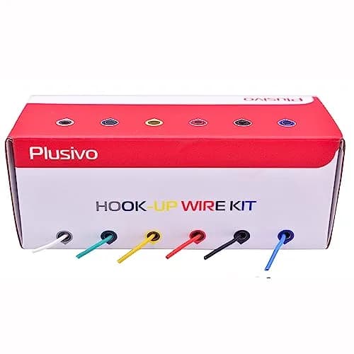 Plusivo 22 AWG Stranded Wire Kit – Silicone Coated Copper Wires 23ft/7m Each Spool, 6 Colors | Electrical Jumper Wire Hook Up Wire Kit thumbnail 9