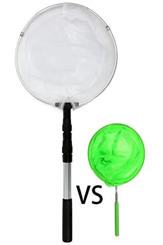 RESTCLOUD Butterfly Net with 12" Ring, 24" Net Depth, Handle Extends to 36 Inches | Professional Insect Catcher thumbnail 7