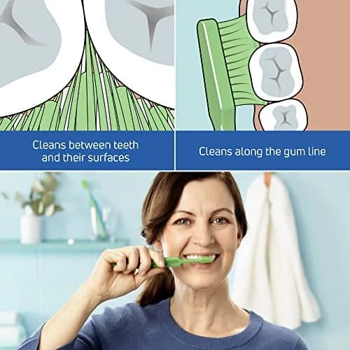 TePe Good Soft-Bristle Toothbrush Regular 1 Count (16.4g) | Bio-based Bristles & Handle thumbnail 4