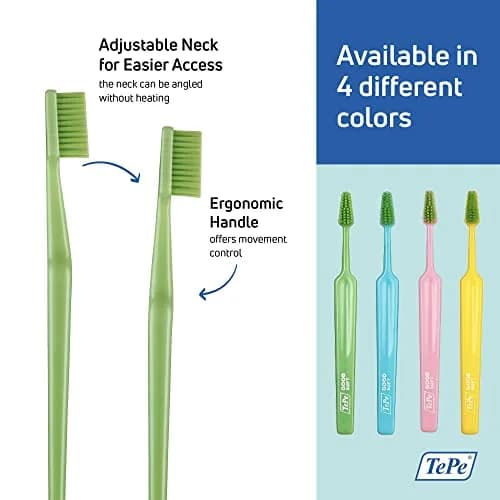 TePe Good Soft-Bristle Toothbrush Regular 1 Count (16.4g) | Bio-based Bristles & Handle thumbnail 5