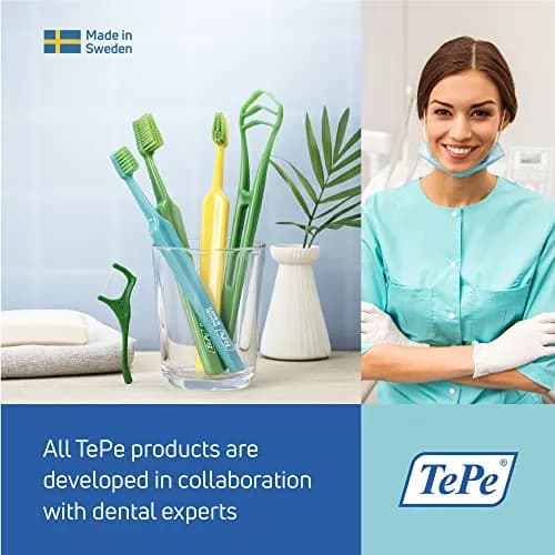 TePe Good Soft-Bristle Toothbrush Regular 1 Count (16.4g) | Bio-based Bristles & Handle thumbnail 7