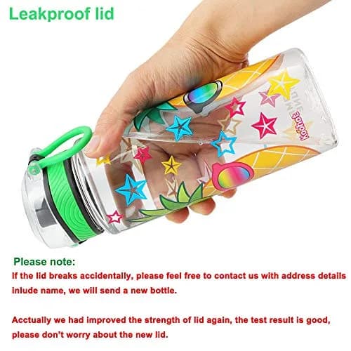 Home Tune 23oz Pineapple Water Bottle for Kids | Leak-Proof, BPA Free, Easy Clean, School & Travel thumbnail 4