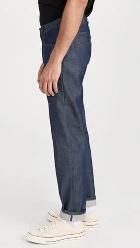 Naked & Famous Denim Easy Guy - Natural Indigo Selvedge 31 | Relaxed Tapered Fit, Vintage Indigo Denim thumbnail 4